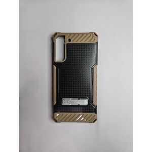 Tri-Shield Rugged Case Metal‎ Stand Samsung S22 Plus Pre-Owned Tan And Black
